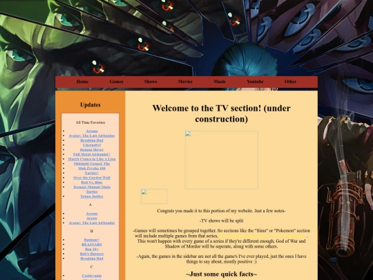 show section/htmls/trailer screenshot