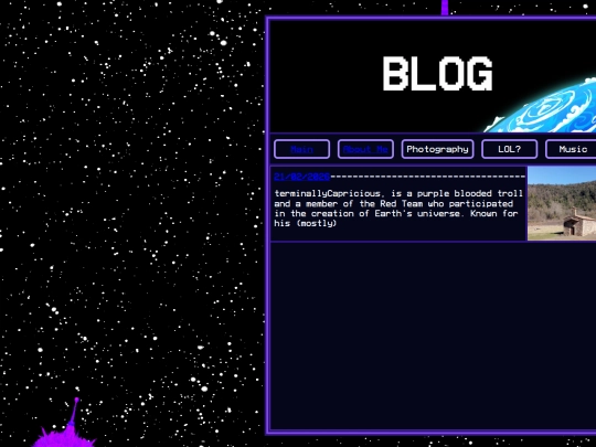 blog screenshot