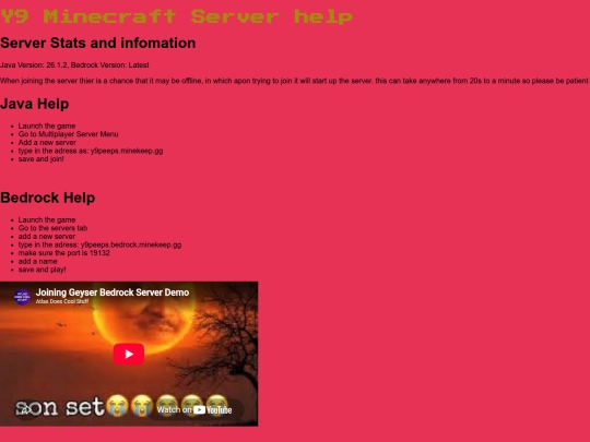 MinecraftServerManager screenshot