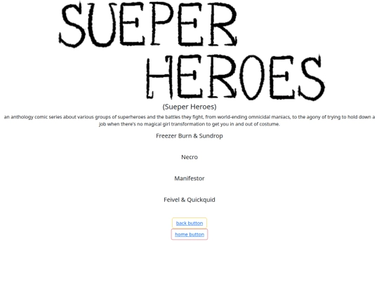 sueperheroes screenshot