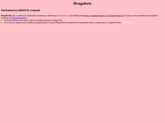 dragobete screenshot