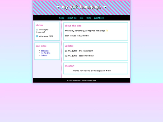 index screenshot