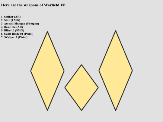weapons screenshot