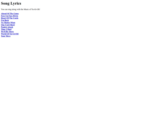 media/song-lyrics screenshot
