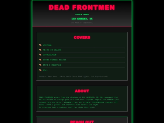 deadfrontmen screenshot