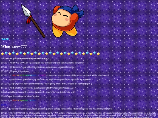 updates screenshot