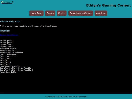 Games screenshot