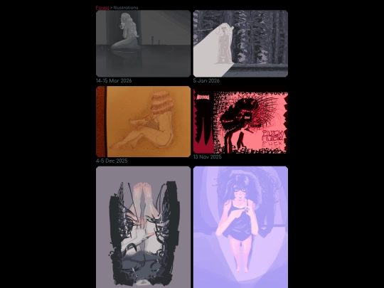 forest/illustrations screenshot