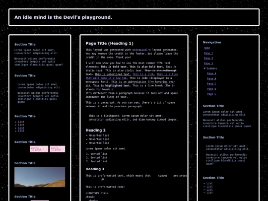 index screenshot
