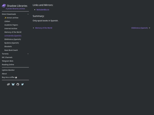 DirectDownloads/Lectulandia screenshot