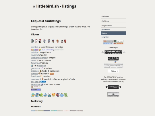 listings screenshot
