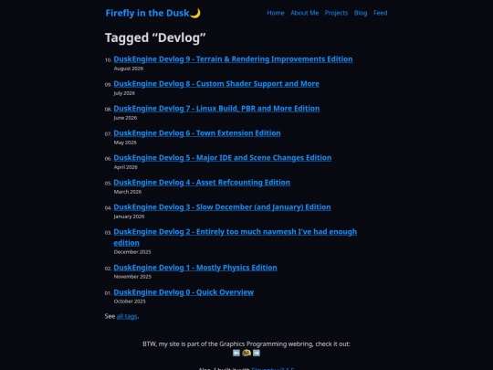 tags/devlog screenshot