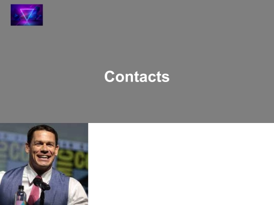 mysite/contacts screenshot