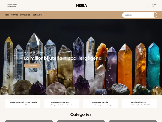 pagina web neira screenshot