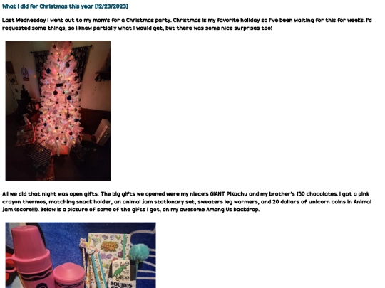 blog/xmas2023 screenshot