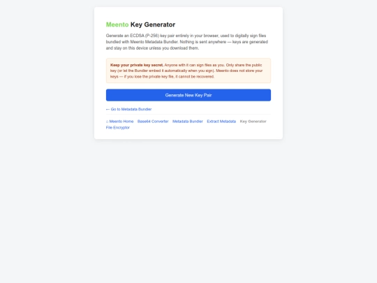 meento_keygen screenshot