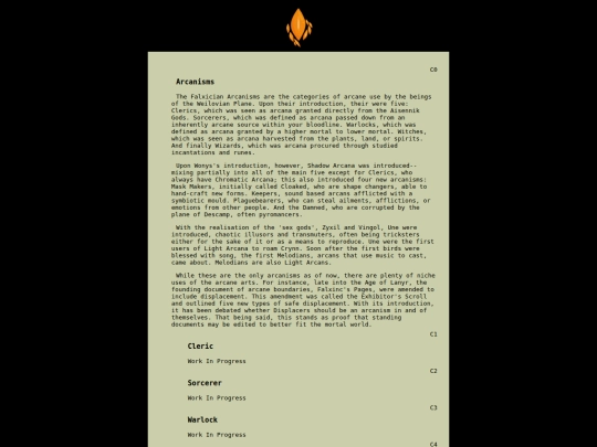 classes screenshot