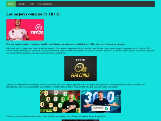 index screenshot