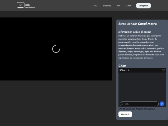 canales/canal-metro screenshot