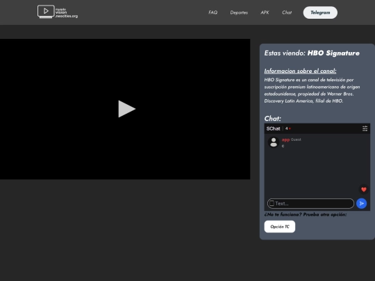 canales/hbo-signature screenshot
