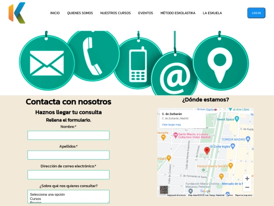 contacto screenshot