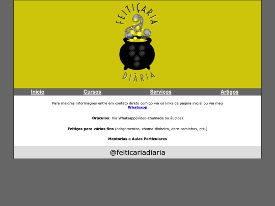 servicos screenshot