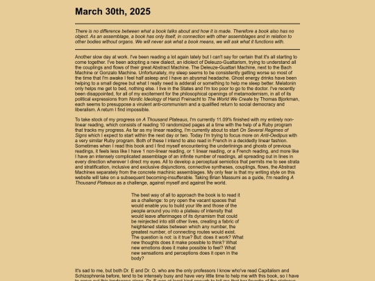 journal/march3025 screenshot