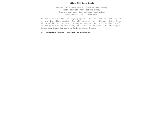 liber909/liber909lorebible screenshot