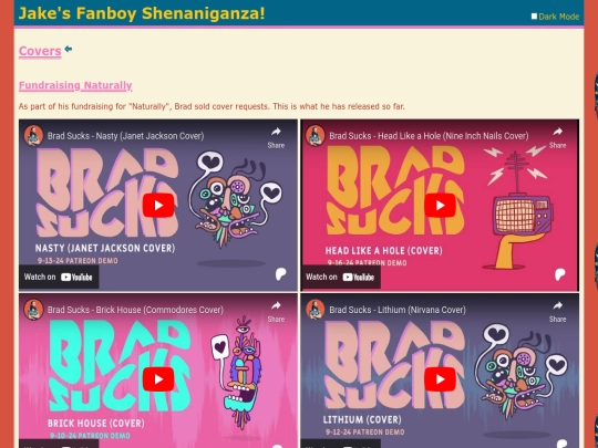 brad_sucks/covers screenshot