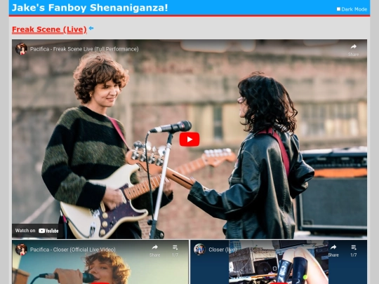 pacifica/freak_scene_live screenshot
