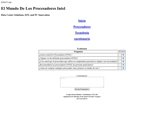 Contenido/cuestionario screenshot