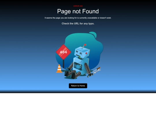 not_found screenshot