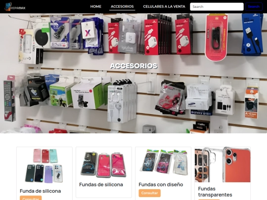 Trabajo Final Bootstrap/Accesorios screenshot