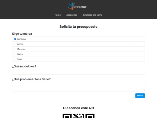 Trabajo Final Bootstrap/Presupuesto screenshot