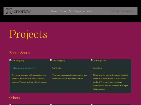 projects screenshot