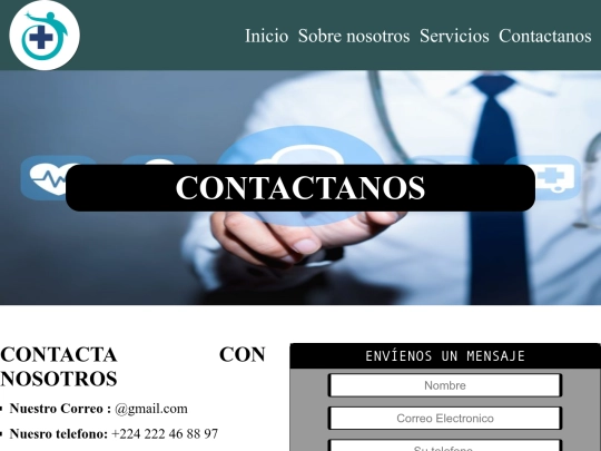 SALOMON PROYECTO/contactanos screenshot