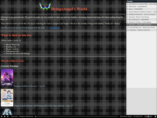 index screenshot