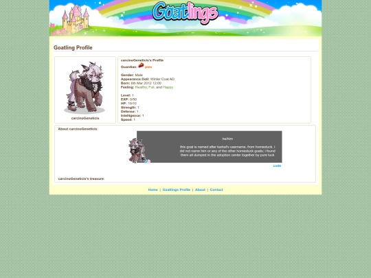 goats/carcinogeneticis screenshot
