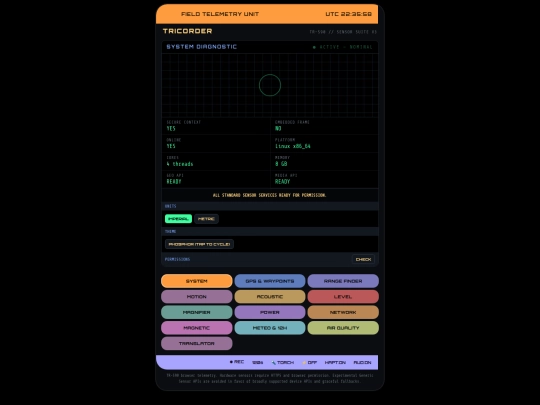 Lcars/New/tricorderV3 screenshot