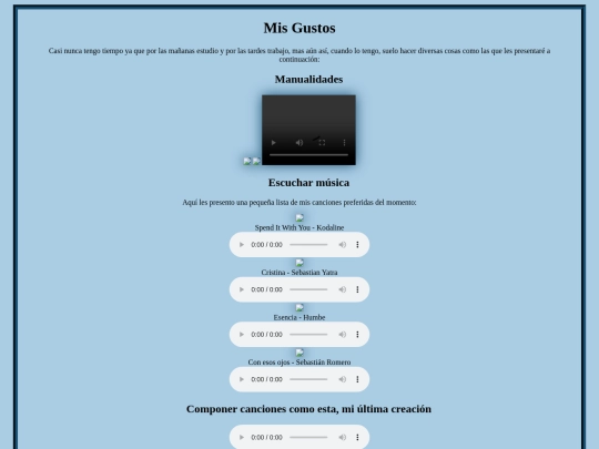 SitioWebX/MisGustos screenshot