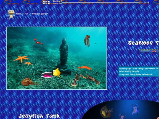 aquarium-page2 screenshot