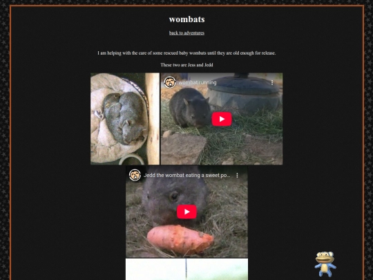 wombats screenshot
