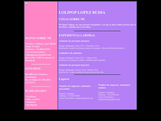 curriculum screenshot