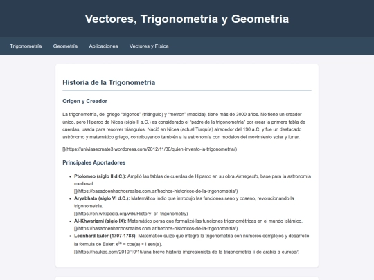 VECTORES screenshot