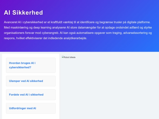 AIwebsite screenshot