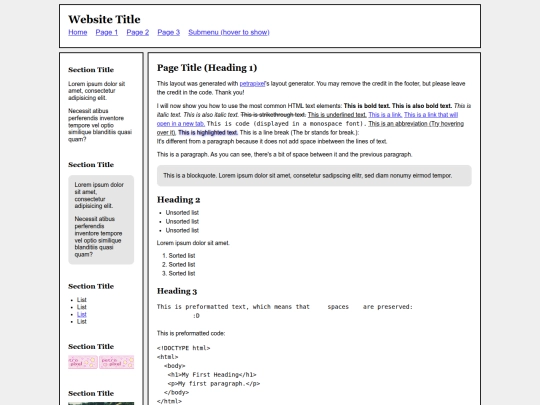 index screenshot