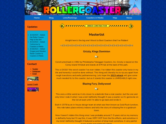 navbar pages/Lists and Rankings/masterlist screenshot