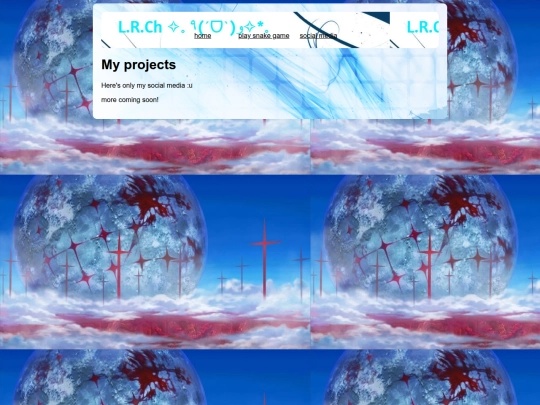 projects screenshot