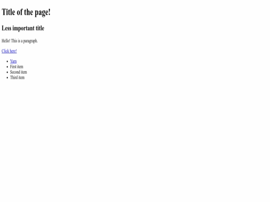 index screenshot