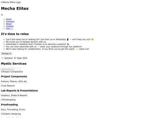 index screenshot